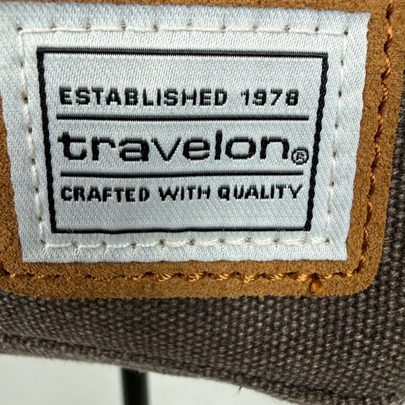 Travelon Heritage Anti-Theft Tour Bag Crossbody, Gray,RFID Travel Purse - Picture 7 of 16